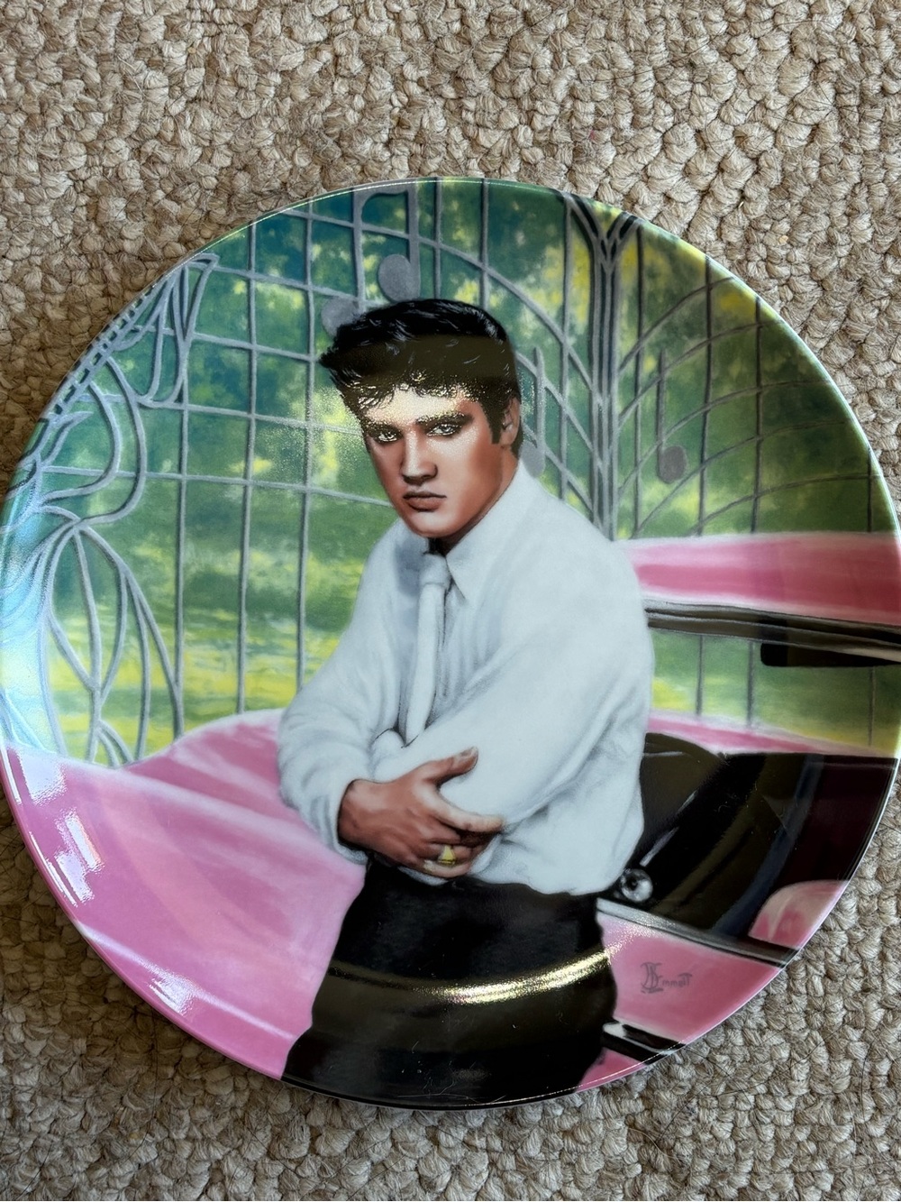 Elvis at “The Gates of Graceland” Collector Plate